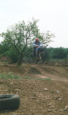 Bei Dany Wirz im Endurotraining, 1997